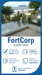 ForCorp Guarda Corpo Tec-Vidro