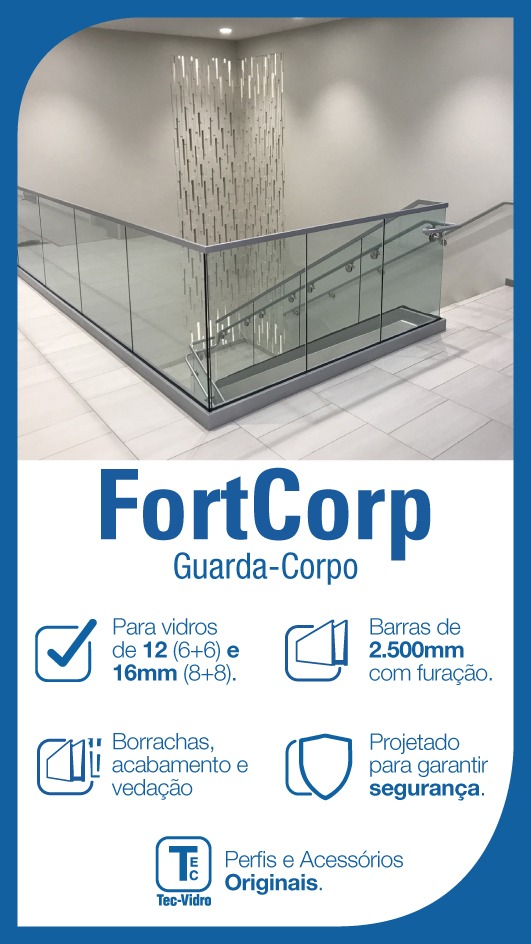 Guarda Corpo ForCorp Tec-Vidro