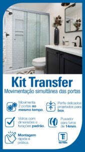 Kit Transfer Box Banheiro Tec-Vidro
